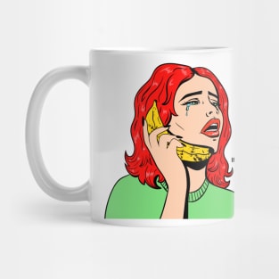 Full color art, black lettering, small front, big on back, Erika's version Mug